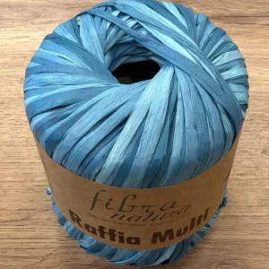 FIBRA NATURA Raffia Multi 117-21, морская волна