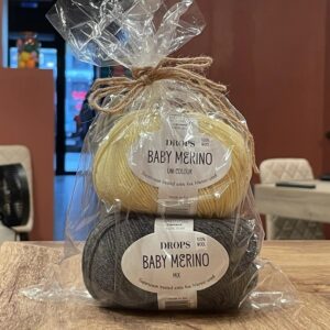Подарочный набор: пряжа DROPS Merino, 2 мотка