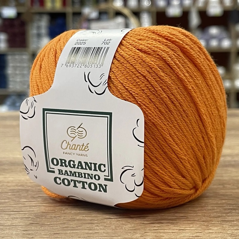 CHANTE Organic bambino cotton 2025, оранжевый