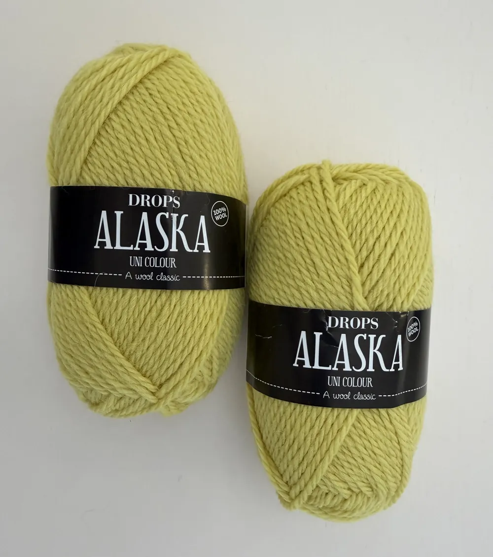 DROPS Alaska uni colour, 59 светло-горчичный