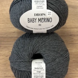 DROPS Baby Merino mix, 20 темно-серый