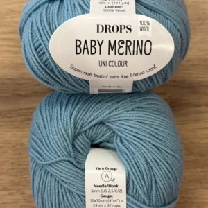 DROPS Baby Merino uni color, 10 голубой