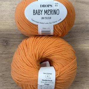 DROPS Baby Merino uni colour, 36 оранжевый