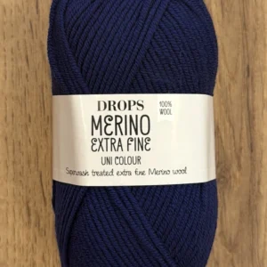 DROPS Merino Extra Fine uni colour, 27 темно-синий