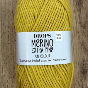 DROPS Merino Extra Fine uni colour, горчичный
