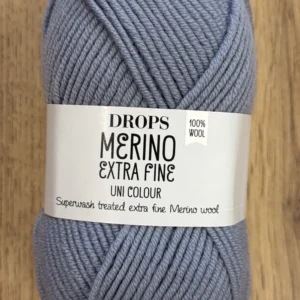 DROPS Merino Extra Fine uni colour, 38 светло-серо-голубой