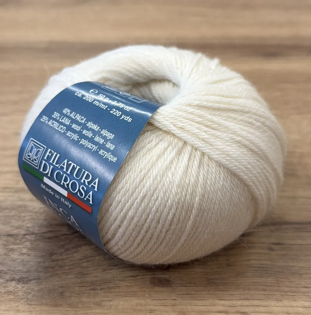 FILATURA DI CROSA Inca Wool 02, молочный