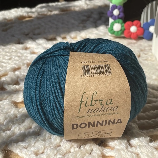 FIBRA NATURA Donnina 21-35, морская волна — изображение 3