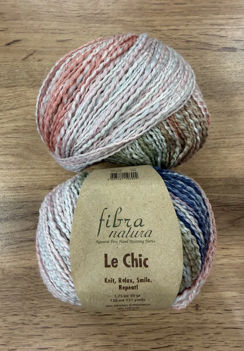 FIBRA NATURA Le Chic 15-204, меланж