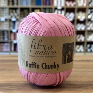 FIBRA NATURA Raffia Chunky 114-05, розовый