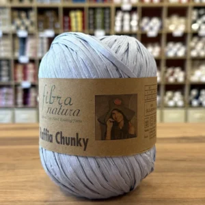 FIBRA NATURA Raffia Chunky 114-10, холодный голубой