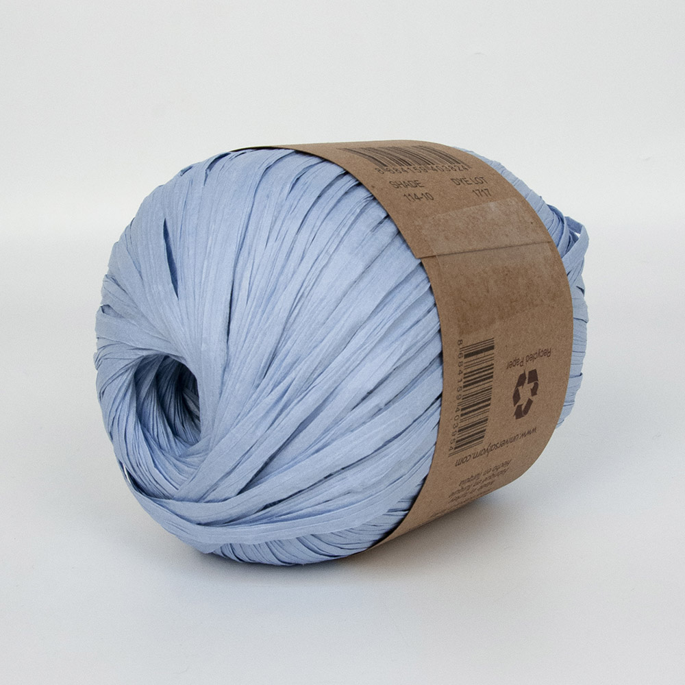 FIBRA NATURA Raffia Chunky 114-10, холодный голубой — изображение 2