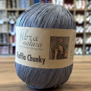 FIBRA NATURA Raffia Chunky 114-42, графит