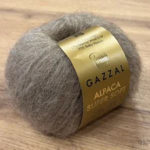 GAZZAL, Alpaca Super Soft (104), беж с коричневым