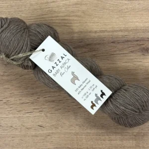 GAZZAL, Baby Alpaca Pure Colors (6454), бежево-коричневый