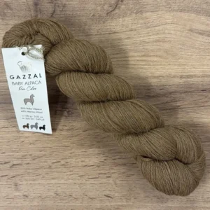 GAZZAL, Baby Alpaca Pure Colors (6455), светло-коричневый