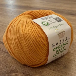 GAZZAL, Organic Baby Cotton (418), оранжево-желтый
