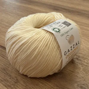 GAZZAL, Organic Baby Cotton (439), молочный
