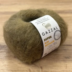 GAZZAL, Super Kid Mohair (64403), коричневый