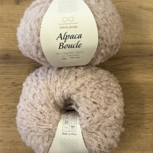 INFINITY, ALPACA BOUCLE (4001), розовая пудра