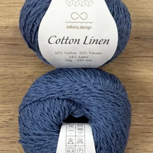 INFINITY, COTTON LINEN (6044), голубой