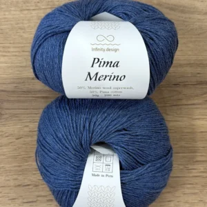 INFINITY, PIMA MERINO (6052), джинс голубой