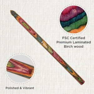 Крючки для вязания KnitPro Symfonie 15 см, 8.0 мм