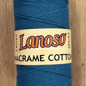 LANOSO, MACRAME COTTON (916), морская волна