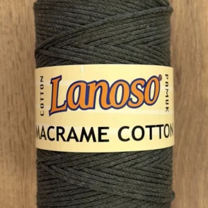 LANOSO, MACRAME COTTON (929), темно-серый