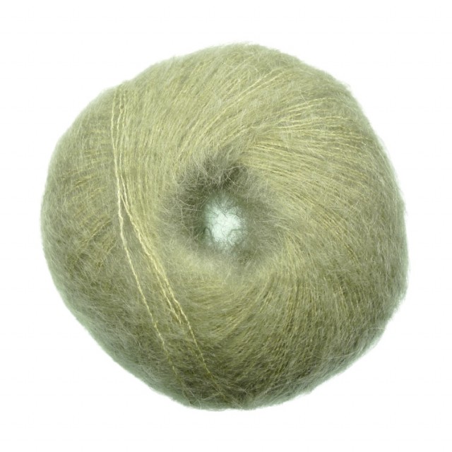 LANA GATTO, SILK MOHAIR (30144), серо-зеленый — изображение 2