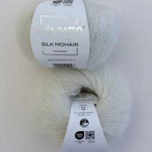 LANA GATTO, SILK MOHAIR (6028), молочный
