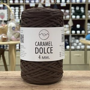 ПРЯЖА ЦЕНТР, Dolce 4мм Трюфель 8510