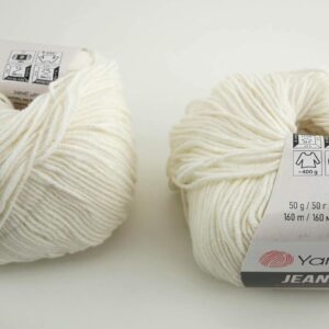 YARN ART, Jeans (01), белый