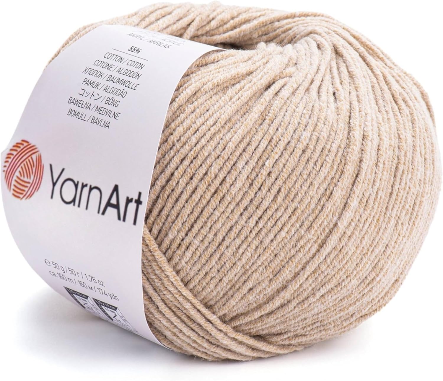 YARN ART, Jeans (48), песочный
