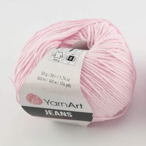 YARN ART, Jeans (74), светло-розовый