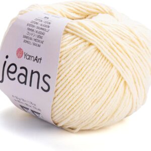 YARN ART, Jeans (86), светло-желтый