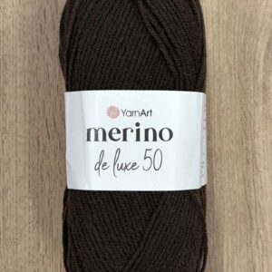 YARN ART, MERINO DE LUXE 50 (116), коричневый