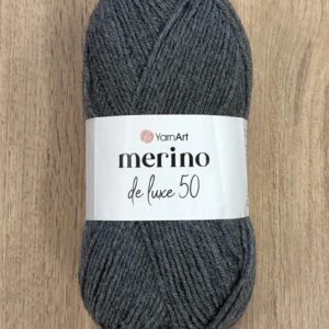 YARN ART, MERINO DE LUXE 50 (179), серый