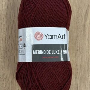 YARN ART, MERINO DE LUXE 50 (577), вишня
