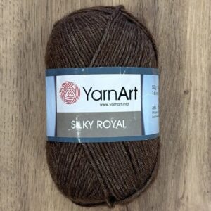 YARN ART, SILKY ROYAL (436), шоколад