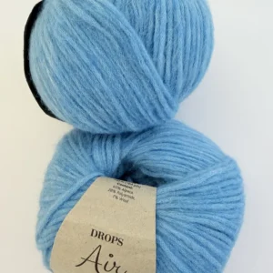 DROPS Air uni colour, 21 голубой