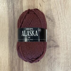 DROPS Alaska mix, 67 бордовый