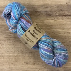FIBRA NATURA Bamboo Bloom Handpaints 304, сирень и море