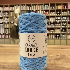 ПРЯЖА ЦЕНТР, Dolce 4мм, Голубая Лагуна 8505