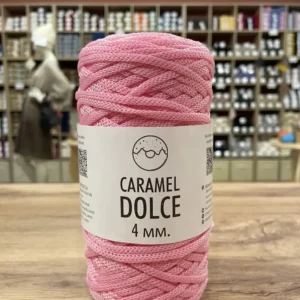 ПРЯЖА ЦЕНТР, Dolce 4мм, Розовый Фламинго 8512