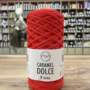 ПРЯЖА ЦЕНТР, Dolce 4мм, Красная Царевна 8515