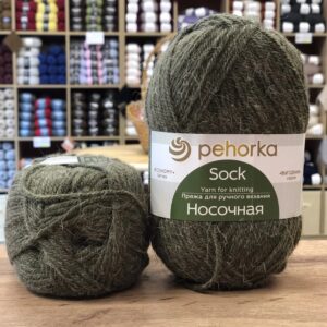 ПЕХОРКА, Носочная (13-Тёмно-оливковый)