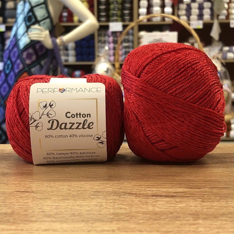 Performance Cotton Dazzle (09), яркий красный