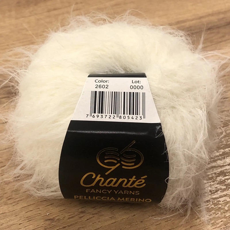 CHANTE Pelliccia Merino (2602), молочный