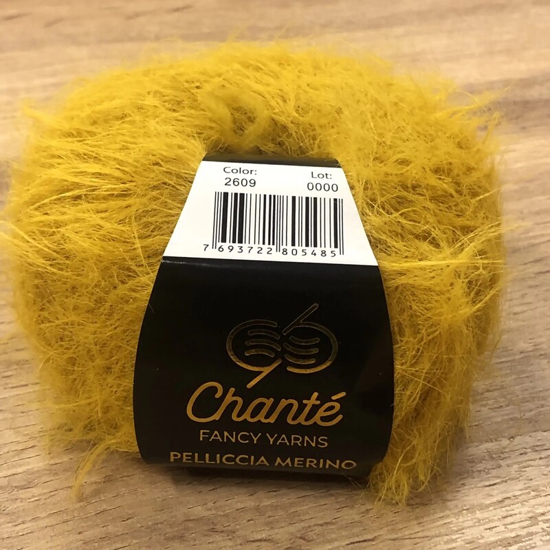 CHANTE Pelliccia Merino (2609), горчичный